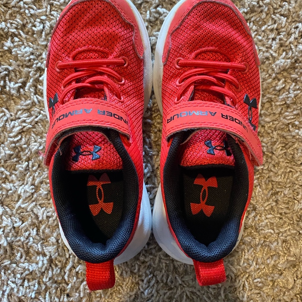 Under Armour Kids Red Sneakers